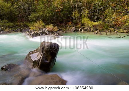 Arazas river in Ordesa National Park, Pyrenees, Huesca Province, Aragon, Spain.