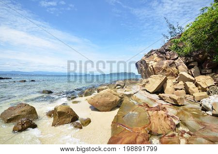 Beautiful Sea View At Sabah Island