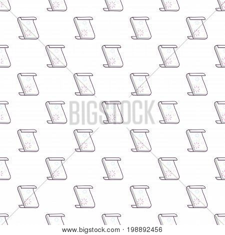 Magic scroll pattern in cartoon style. Seamless pattern vector illustration