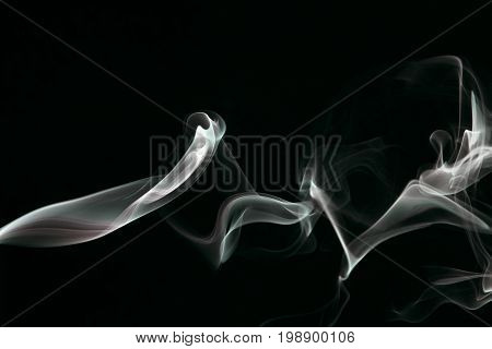 Smoke background / Smoke is a collection of airborne solid and liquid particulates and gases emitted when a material undergoes combustion or pyrolysis