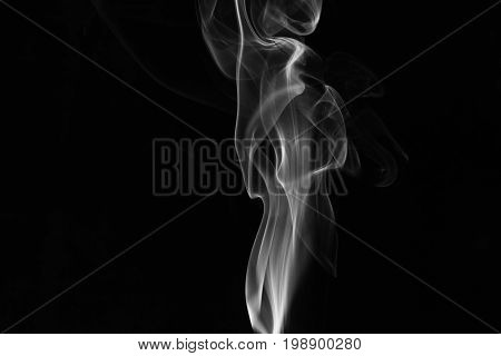 Smoke background / Smoke is a collection of airborne solid and liquid particulates and gases emitted when a material undergoes combustion or pyrolysis