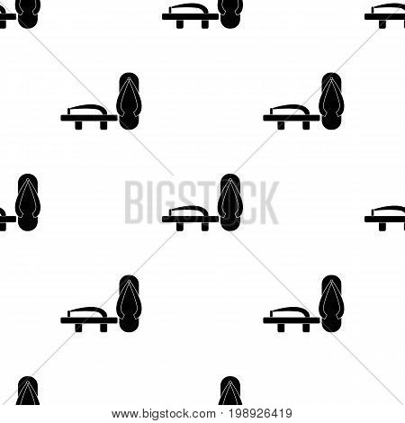 Geta icon in black style isolated on white background. Japan symbol vector illustration.