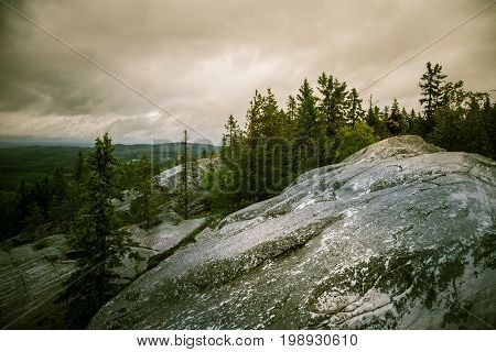 A Beautiful Panorama Of Lake And Forest From Koli National Park Peaks