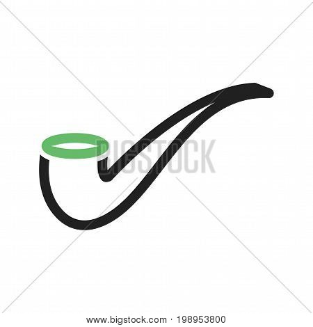 Pipe, smoking, pirate icon vector image. Can also be used for pirate. Suitable for use on web apps, mobile apps and print media.