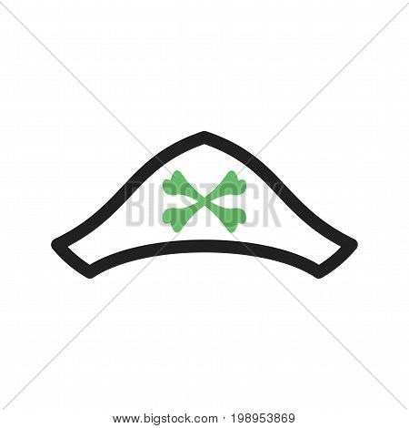 Hat, pirate, character icon vector image. Can also be used for Pirate. Suitable for use on web apps, mobile apps and print media