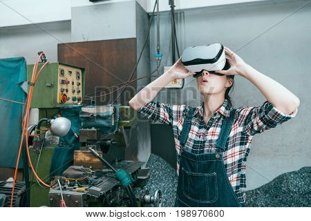 Milling Machining Company Factory Female Worker