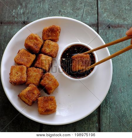 Vegetarian Food, Fried Tofu