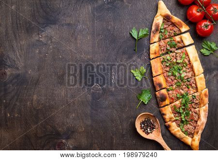 Traditional Turkish Bread Pide