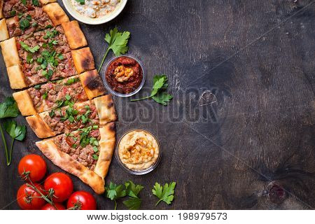Traditional Turkish Bread Pide