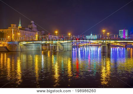 The Evening Moscow Bridges