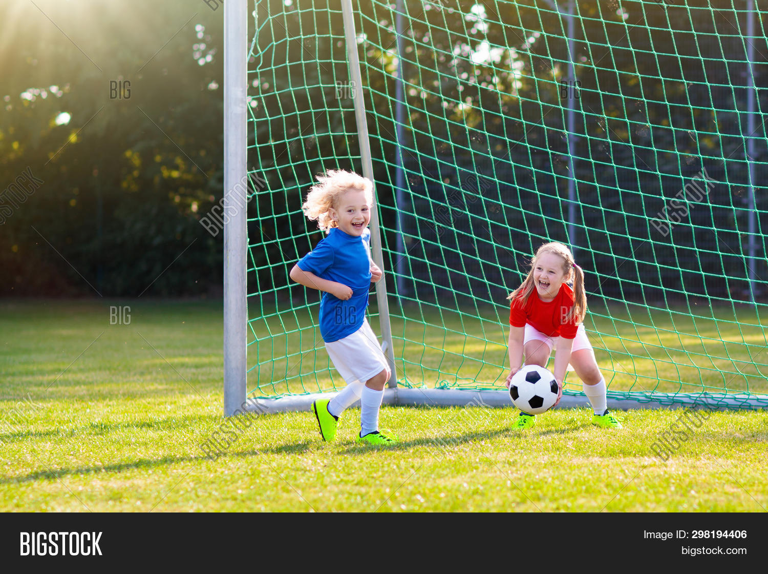kids outdoor soccer