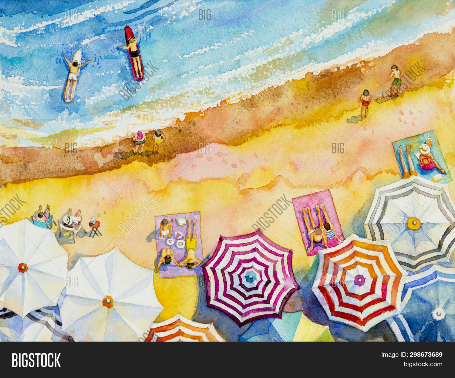 Painting Watercolor Image & Photo (Free Trial) Bigstock