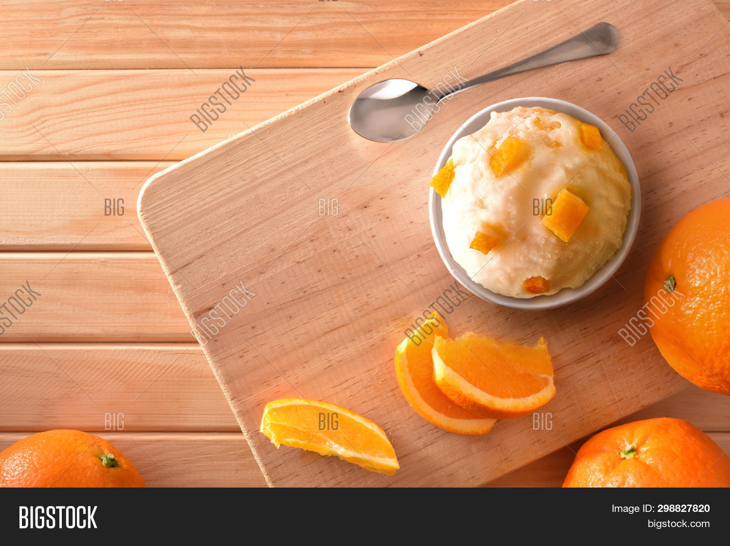 Orange Ice Cream Cup Image & Photo (Free Trial) | Bigstock