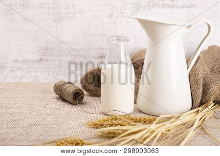 Shavuos, Dairy Products And Fruits. Traditional Jewish Holiday