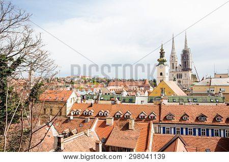 View Over Zagreb City From The Upper Town