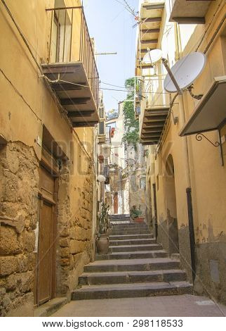 City Viewr Of Agrigento Located In Sicily, Italy