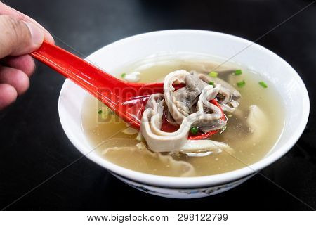 Pork Stomach Peppar Soup, Delicacy Food Among Chinese