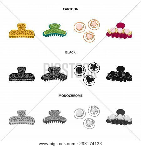 Vector Design Of Beauty And Fashion Icon. Set Of Beauty And Female Vector Icon For Stock.