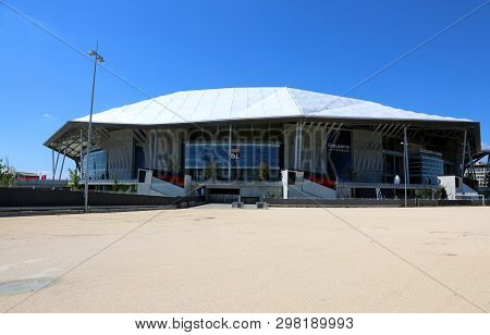Lyon, France - August 15, 2018: Main Stadium Called Groupama