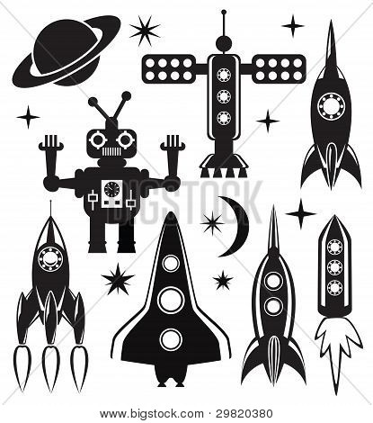 Vector Space stilizzato simboli