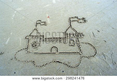 A Sand Castle.  However, Not The Typical Sand Castle.