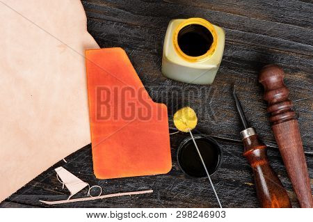 Dyeing The Leather
