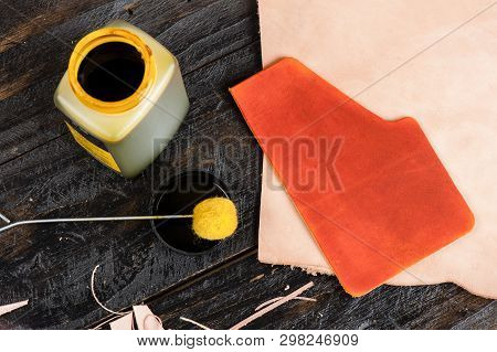 Dyeing The Leather