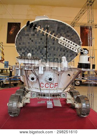 St. Petersburg, Russia-04/12/2019: Lunokhod-1 (ussr). The First Rover In The World, Successfully Wor