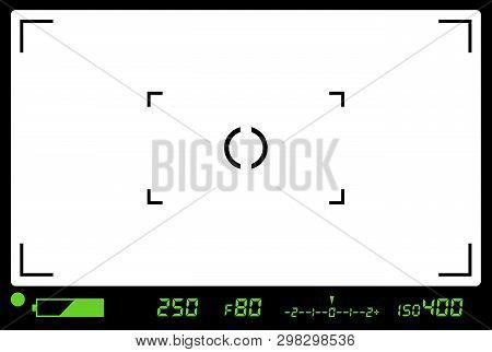 Viewfinder Camera Finder Digital Frame Focus Preview Illustration