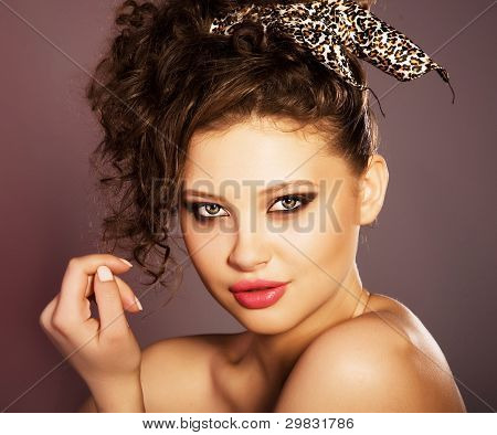 Stílus és a szépség. Fashion art fotó