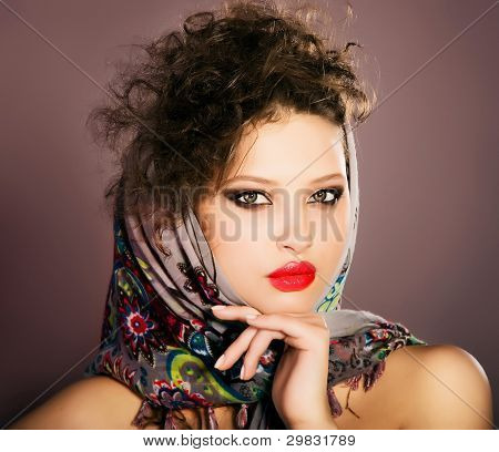 Stílus és a szépség. Fashion art fotó