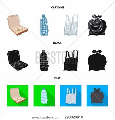 Vector Illustration Of Dump  And Sort Icon. Set Of Dump  And Junk Stock Vector Illustration.