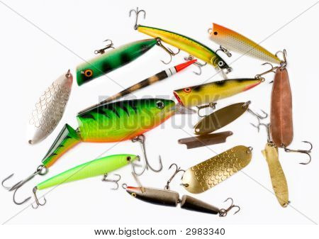 Conjunto de aparejos de pesca