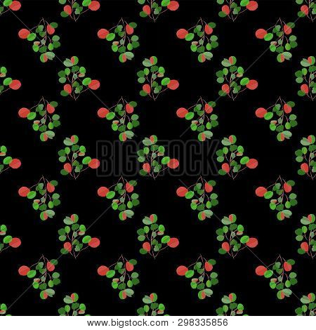 Brightl Modern Background With Jungle Leaves. Exotic Pattern With Palm Leaves. Vector Illustration