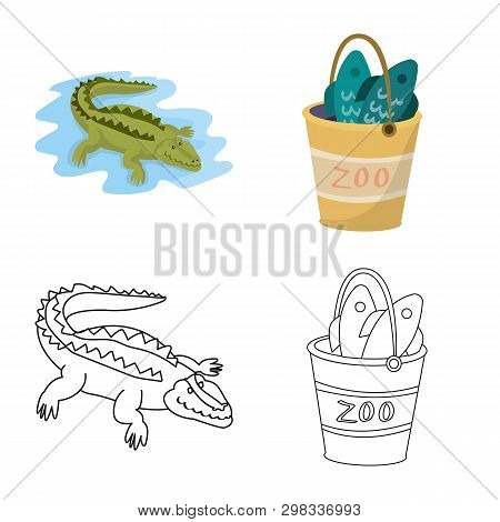 Isolated Object Of Nature  And Fun  Sign. Set Of Nature  And Entertainment Stock Vector Illustration