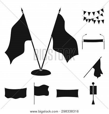 Isolated Object Of Material And Media  Sign. Collection Of Material And Textile  Vector Icon For Sto