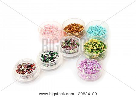 Ongles paillettes