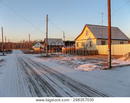 Travel To Border Of Russia And Kazakhstan , Photo Of Some Small Villages And Cities On Way, Khutorka
