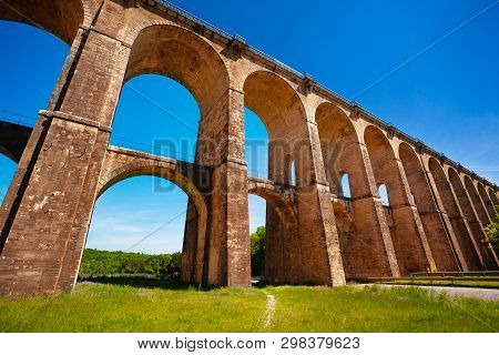 Remarkable Bridge View Of Viaduct Of Chaumont, France