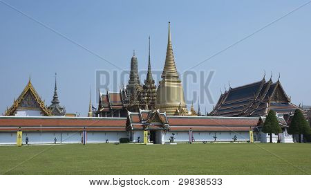 Wat Phra Kaew - templet av Emerald Buddha