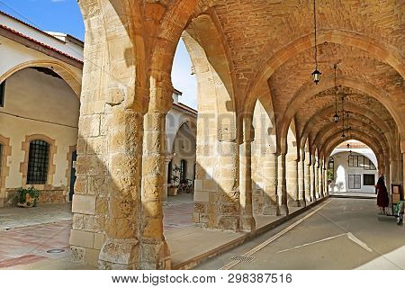 Passage Leading To The Entrance Of The Church Of Saint Lazarus, A Late-9th Century Church In Larnaca