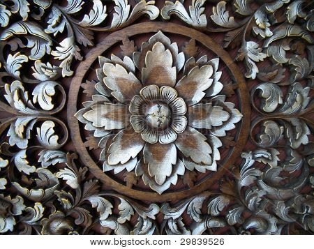 Thai Wood Carving