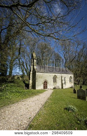 Great Givendale, Yorkshire, Uk, 25th March 2019, The Saint Ethelburgas Church