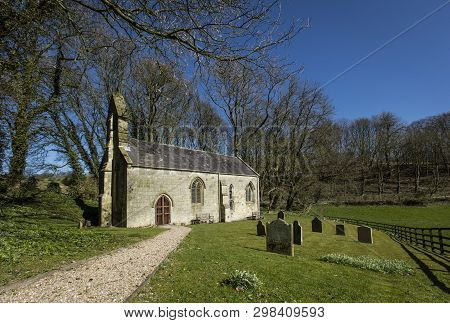 Great Givendale, Yorkshire, Uk, 25th March 2019, The Saint Ethelburgas Church