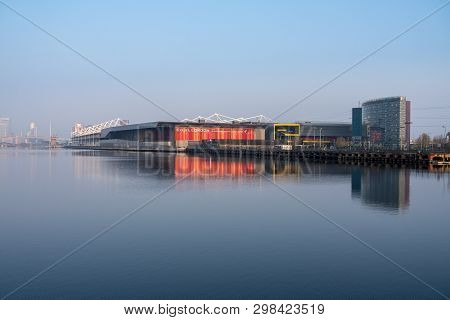 London, Uk - 17 April 2019: Exterior Of Excel London Conference Centre In London Docklands