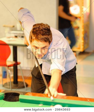 Pool player
