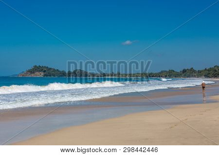 Ngapali Beach near Thandwe at Rakhine state in Myanmar (Burma)