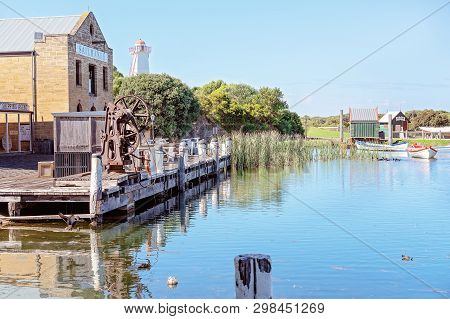 Warrnambool, Victoria, Australia - April 16th 2019: Flagstaff Hill Maritime Museum, The Marina With 