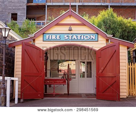 Warrnambool, Victoria, Australia - April 16th 2019: Flagstaff Hill Maritime Museum, The Fire Station