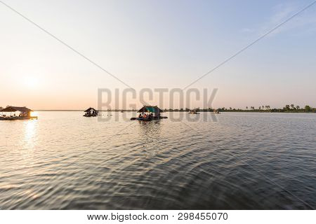 Landscape View With Float Raft Downstream.